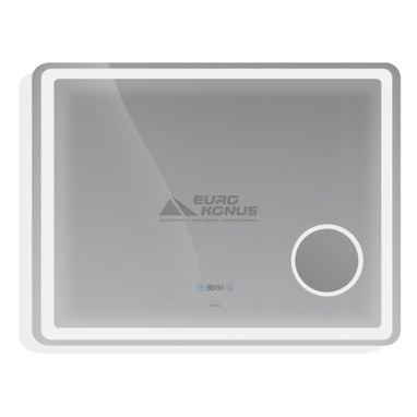 ASIGNATURA Зеркало с подогревом, LED подсветкой, косметическим зеркалом и часами Intense 65431800